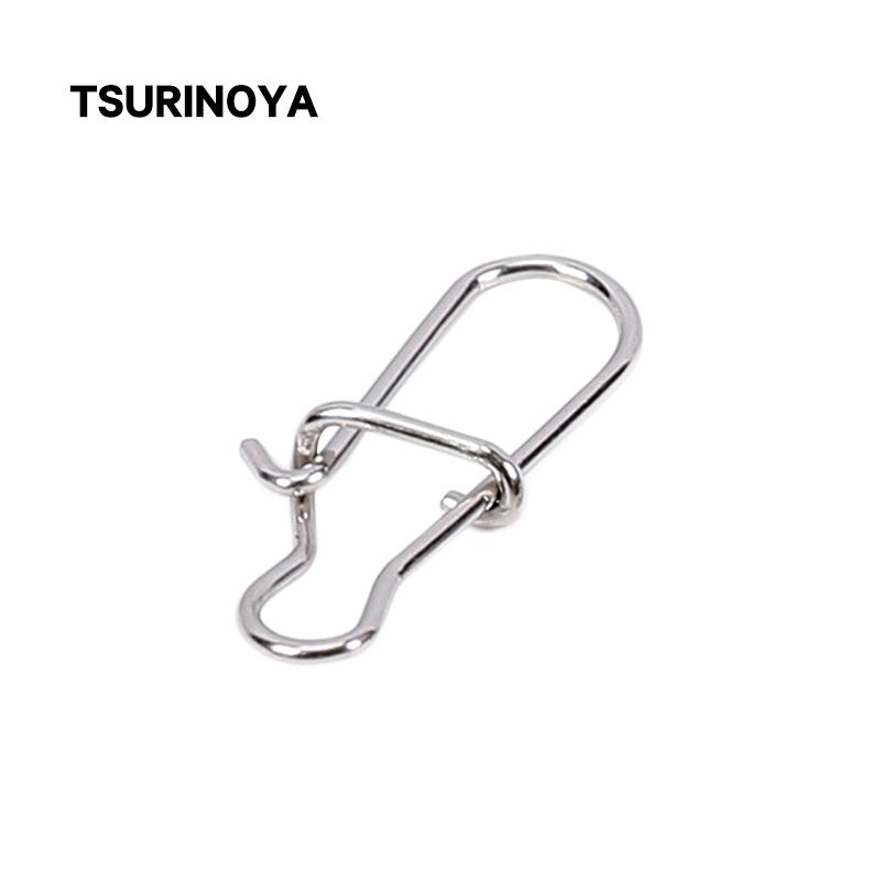 Fishing Equipment Cheap - TSURINOYA Edelstahl Angeln Snaps 50PCS Fastlock