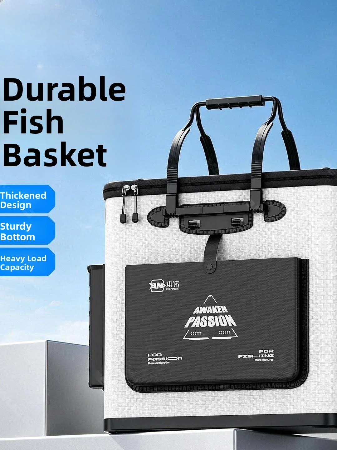 Fishing Equipment Bag - Benno 2026 Neue Angelzubehör-Aufbewahrungstasche, Angelrucksack mit