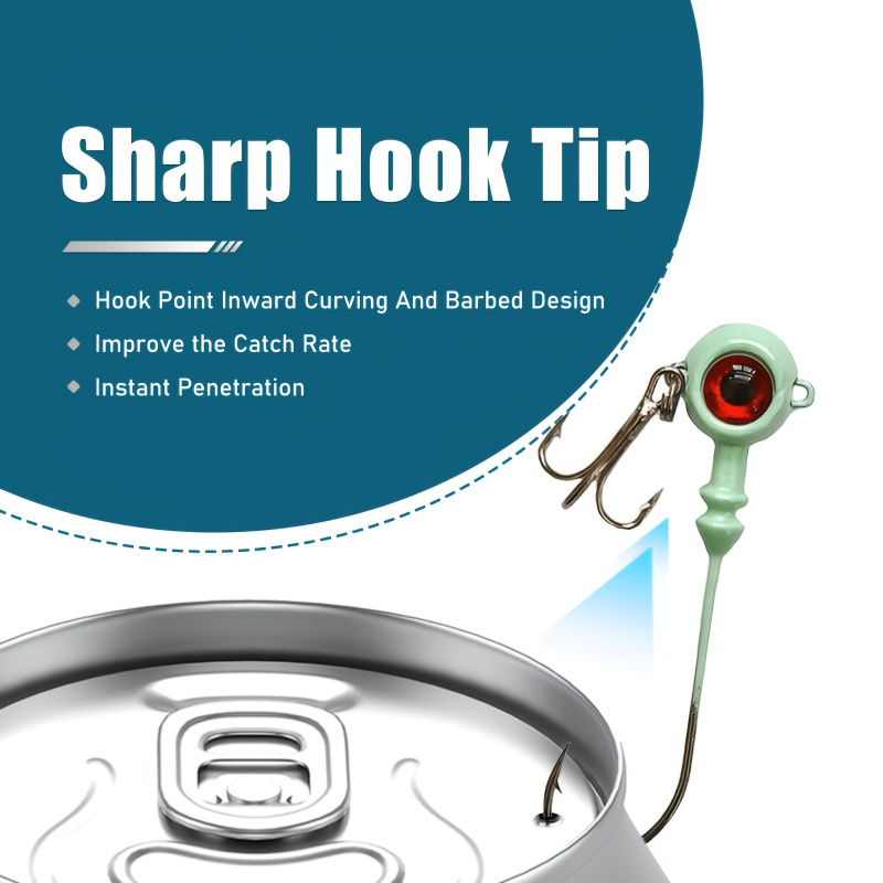 5 Stück Doppelhaken-Jigköpfe,  – Fishing Equipment Carp Bewertung und Preis