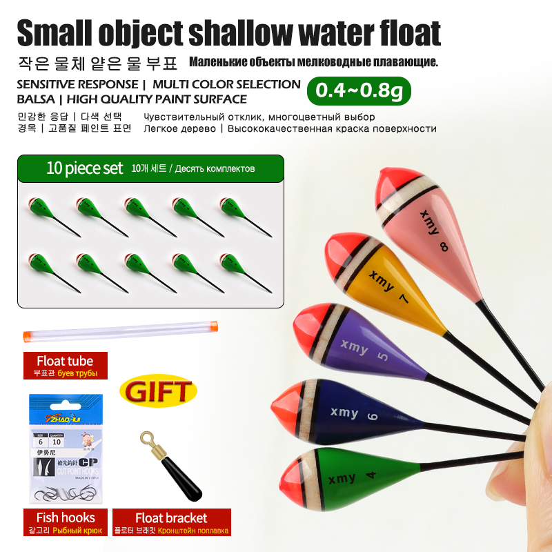 10PCS Balsaholz Schwimmt + 1 F – Fishing Equipment Bag Bewertung und Preis