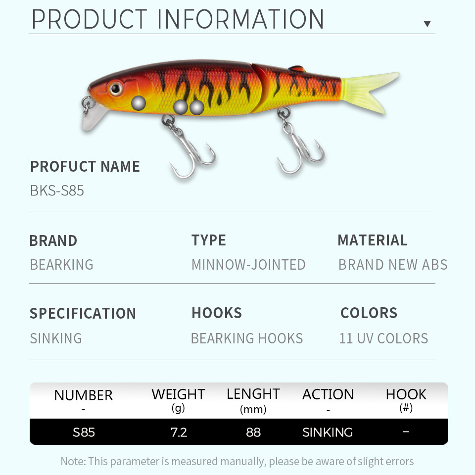 S85 Bearking Marke 1PC AS-S85  – Fishing Equipment Brands Bewertung und Preis
