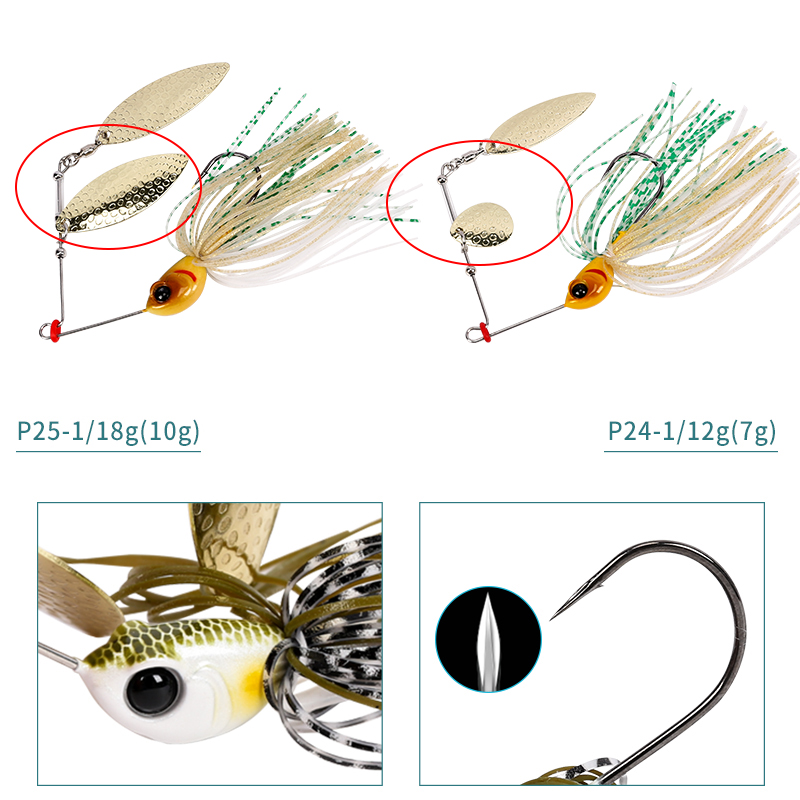 TSURINOYA Spinnerbait Buzzbait – Fishing Equipment Brands Bewertung und Preis