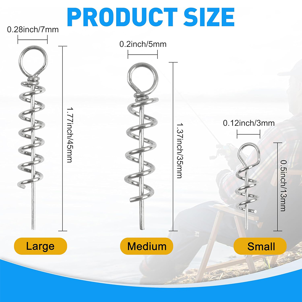 50Pcs Frühling Twist Lock Ange – Fishing Equipment Carp Bewertung und Preis